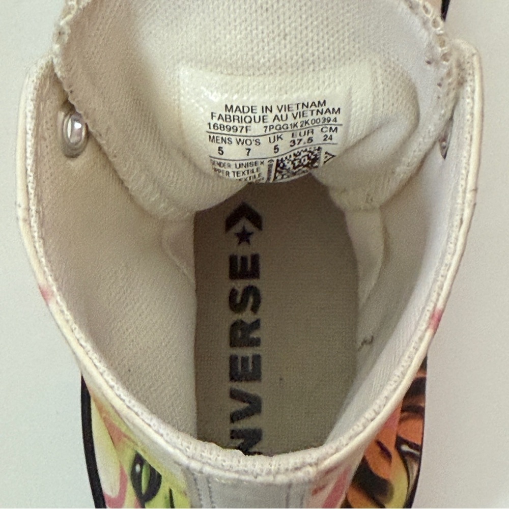 Chuck Taylor All Star Converse Airbrush Graffiti Size Women 7 | Men 5 - Picture 12 of 13